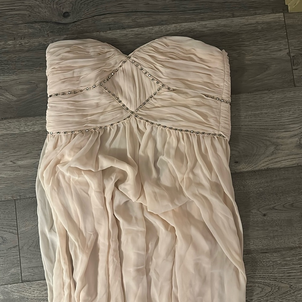 Strapless long dress